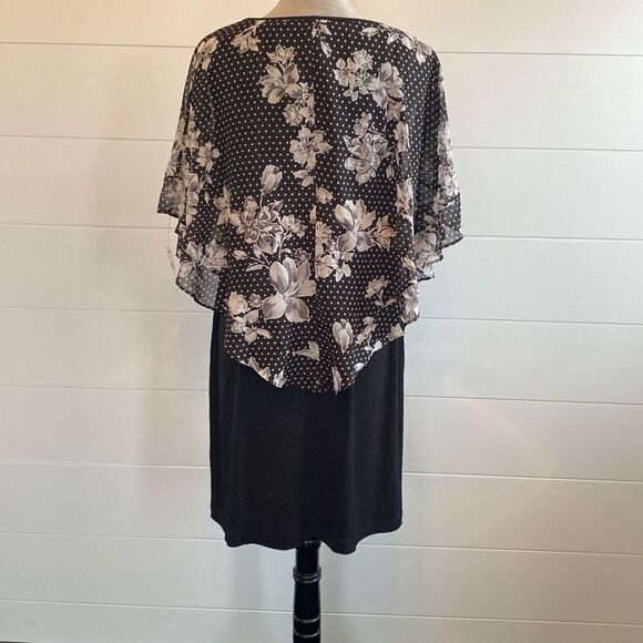 ALYX black dress with Floral overlay - Picture 6 of 10